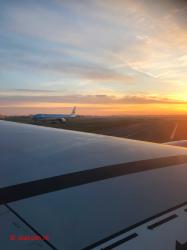 At Schiphol.